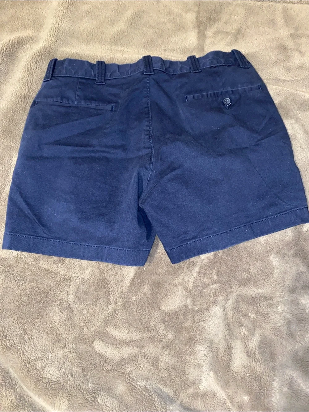 J Crew Men's Navy Cotton Casual Shorts 31” Waist x 5”Inseam
